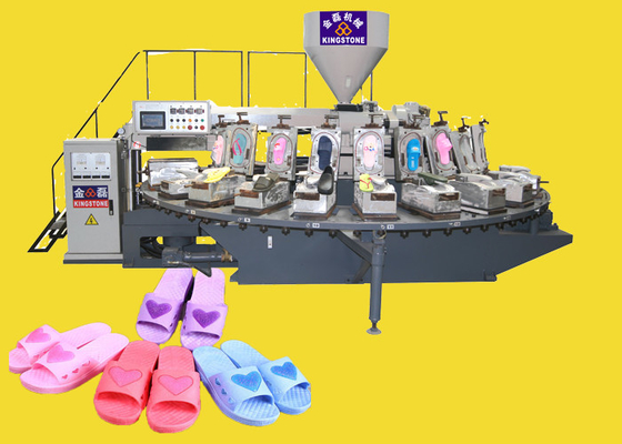 Pantoufle en plastique faisant la machine pour matériel PVC soufflant 24 stations