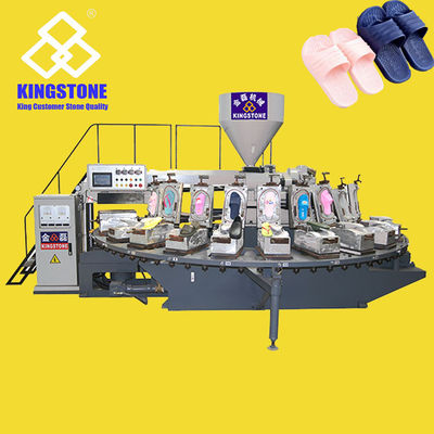 Machine de moulage par injection de chaussure rotatoire pour la station du matériel 24 de PVC