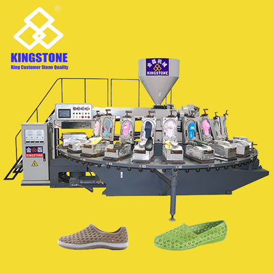 Rotatif en plastique faisant la machine pour l'opération facile de chaussures/sandales de PVC