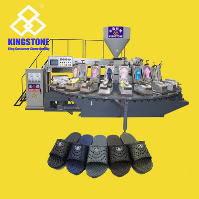 Chaussures de soufflage d'air de pantoufles de PVC faisant l'injection de machine 24 stations
