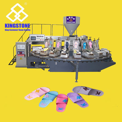 Chaussure de PVC faisant l'injection rotatoire de moteur servo de station de l'équipement 24