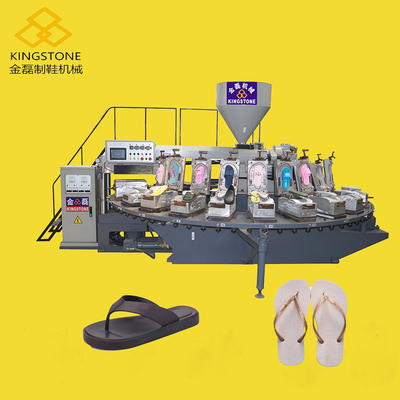 Machine à semelles de chaussures à bascule à 24 stations et bascule à mouler