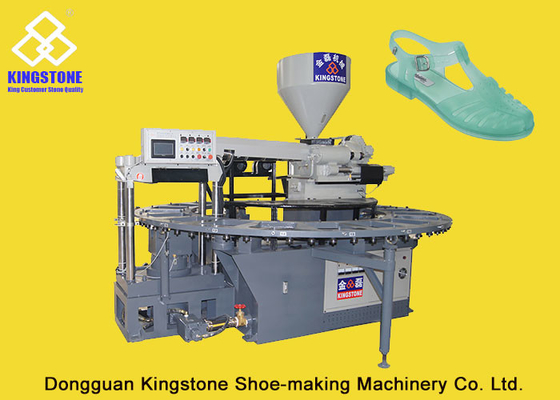 La sandale rotatoire de couleur simple faisant la machine pour le PVC en plastique chausse le bâti injection