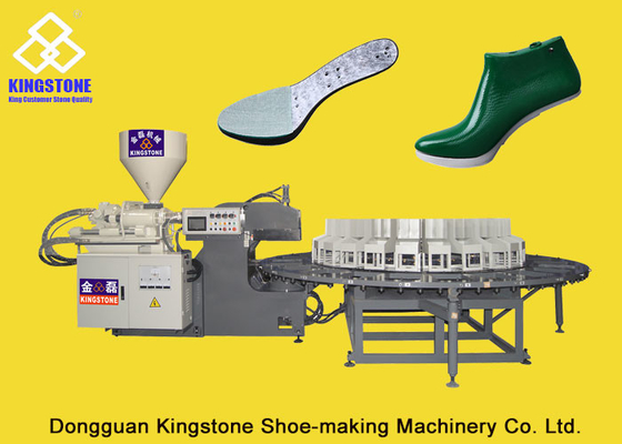La machine rotatoire automatique d'injection pour le talon haut chausse la semelle intérieure de pp, outsole de TPU/TPR/TR/PVC