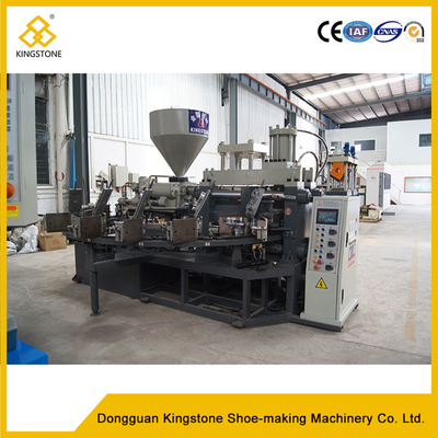 Machine verticale de moulage par injection de mousse de PVC de vis, Chappal en plastique faisant la machine