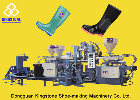 1/2 colorent la botte complètement automatique de machine de Boots Injection Moulding d'agriculteur de PVC faisant la machine