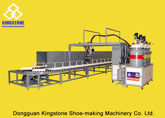 Machine de versement d'injection de polyuréthane de mousse de chaussures d'unité centrale 300-400 paires par heure