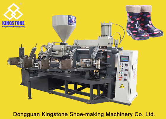 Machine d'injection de bottes de gomme de short de PVC, chaussure de sécurité automatique faisant la machine