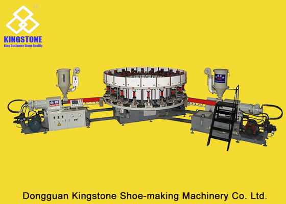 Machine durable de chaussure automatique, machine de moulage injection directe unique de PVC