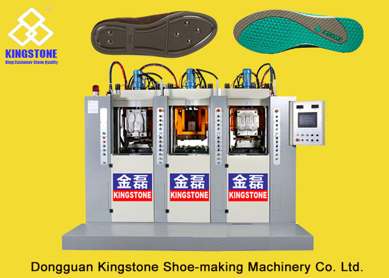 Machine de moulage injection unique statique de chaussure, machine de fabrication unique de PVC de TPU TPR TR