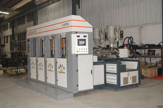 Le type statique la machine de moulage 4 de glissière injection de PVC/Tpr Outsole référence 2 injecteurs