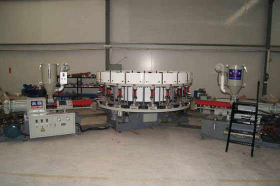 Machine durable de chaussure automatique, machine de moulage injection directe unique de PVC