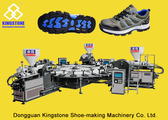 Chaussure de sécurité automatique faisant la machine, moule unique de chaussure de sports de PVC faisant la machine