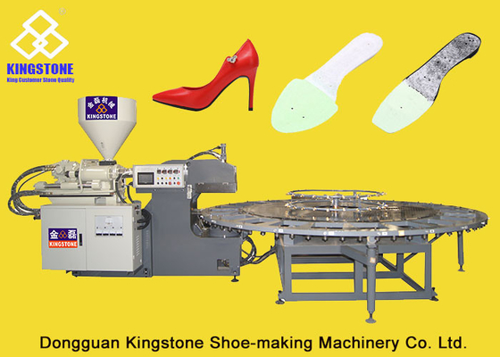 Machine de moulage injection directe unique intérieure, chaussure faisant la chaîne de production