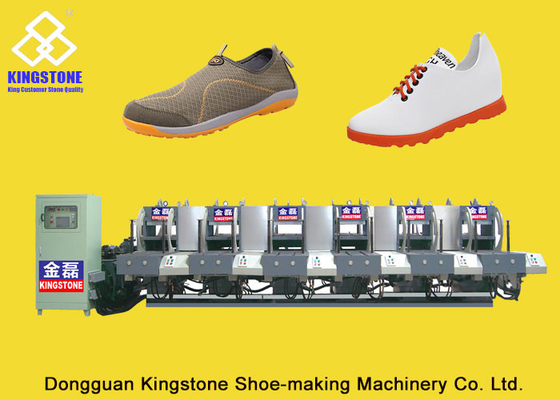 Couleur de fabrication unique de la machine 1-2 de chaussure en caoutchouc de stations de GV 6 de la CE 2 ans de garantie