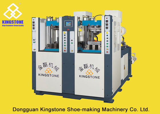 Machine unique de moulage par injection de chaussures en cuir d'hommes, 2 machine de fabrication unique des couleurs TPR
