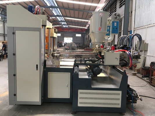 Stations uniques de la machine 2 d'injection de TPU TR de chaussure en caoutchouc verticale automatique de PVC