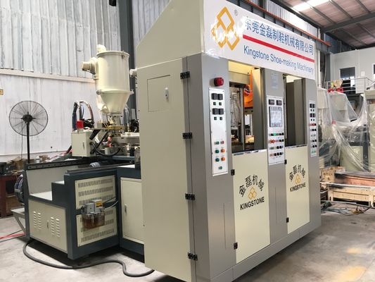 Deux semelle de PVC TPR des injecteurs TPU TR des références deux faisant des machines avec le système servo 3.5*3.8*2.8m