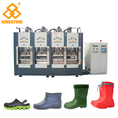 Chaussures en plastique de système servo faisant la machine pour des bottes d'EVA Foaming Slipper Sandals Shoes avec l'heure des paires 300-400
