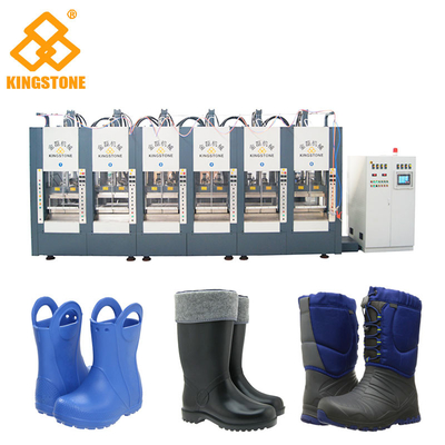 Chaussures en plastique de système servo faisant la machine pour des bottes d'EVA Foaming Slipper Sandals Shoes avec l'heure des paires 300-400