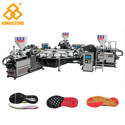 Quatre espadrille unique de la couleur TPR faisant à machine avec 20 références quatre injecteurs