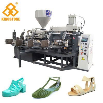 Machine verticale de moulage par injection de mousse de PVC de vis, Chappal en plastique faisant la machine