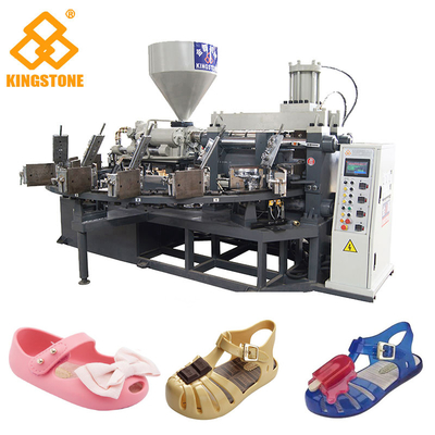 Le cristal chausse la pantoufle faisant la machine, machine de moulage injection de sandale de chaussure de gelée d'enfants de PVC