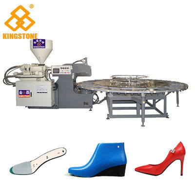 La machine rotatoire automatique d'injection pour le talon haut chausse la semelle intérieure de pp, outsole de TPU/TPR/TR/PVC