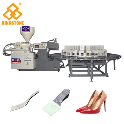 Machine directement rotatoire de moulage par injection pour le talon haut/semelle intérieure de Midsole/pp