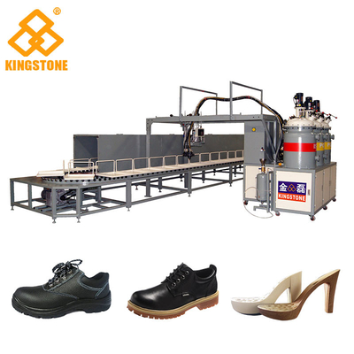 Machine de versement d'injection de polyuréthane de mousse de chaussures d'unité centrale 300-400 paires par heure