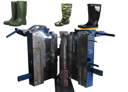 Moule unique de PVC de couleur de 800 kilogrammes 1/2 de pluie de botte de chaussure en plastique de moule pour le fabricant de moule de botte de sécurité