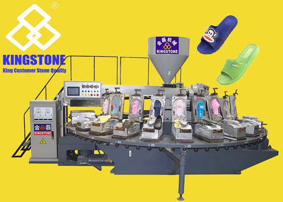 PVC en plastique Slipppers faisant la machine avec la station du tableau rotatoire 24