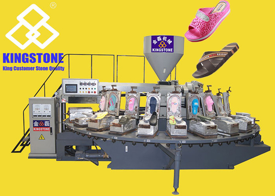 Dormeur en plastique Chappal faisant à machine les pantoufles rotatoires faisant la machine
