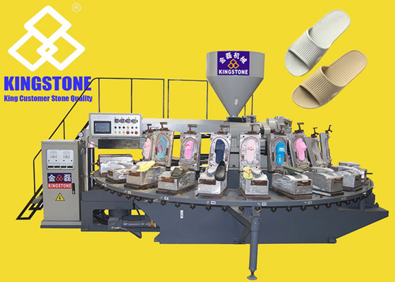 Machine en plastique automatique de moulage par injection pour PVC Flip Flop Chappal