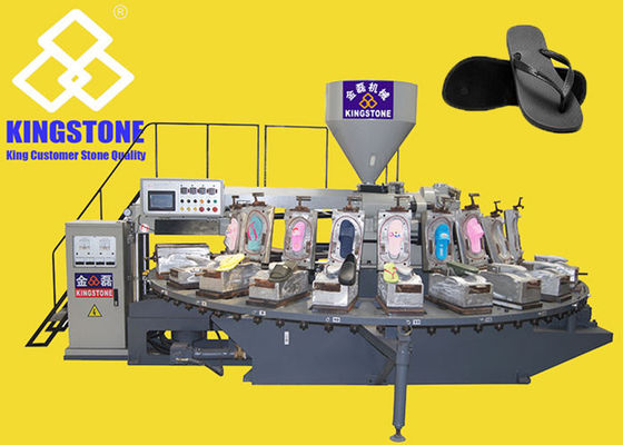 Pantoufle en plastique faisant la machine dans la machine de moulage par injection de Tableau rotatoire