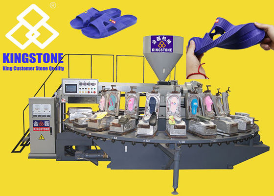Pantoufle en plastique de PVC fabriquant la machine de Tableau rotatoire