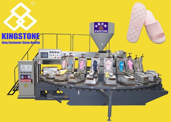 Machine de moulage par injection de Tableau rotatoire pour la fabrication en plastique de pantoufle