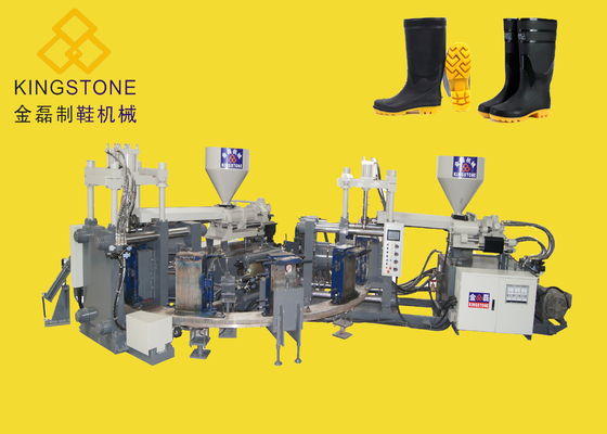 Chaussures rotatoires automatiques faisant la machine pour des bottes de caoutchouc/bottes de sécurité