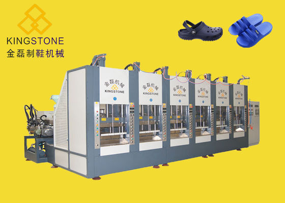 Chaussures en plastique de système servo faisant la machine pour des bottes d'EVA Foaming Slipper Sandals Shoes avec l'heure des paires 300-400