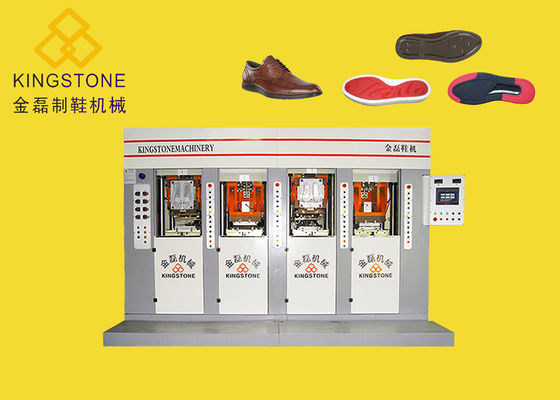 L'Italie dénomment la machine de fabrication unique de chaussure de couleur de 1/2 avec 220 TON Clamping Force