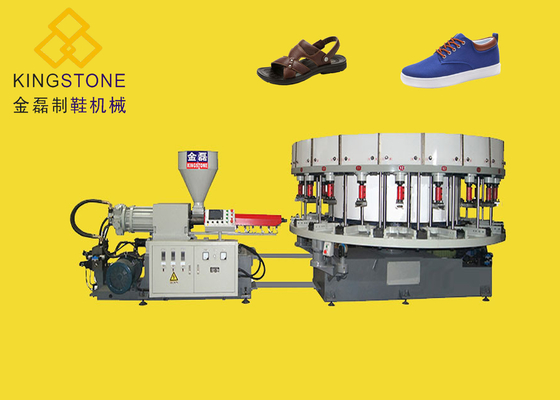 Les chaussures simples de toile d'IMMERSION de couleur ficellent - les chaussures durées de PVC faisant la machine