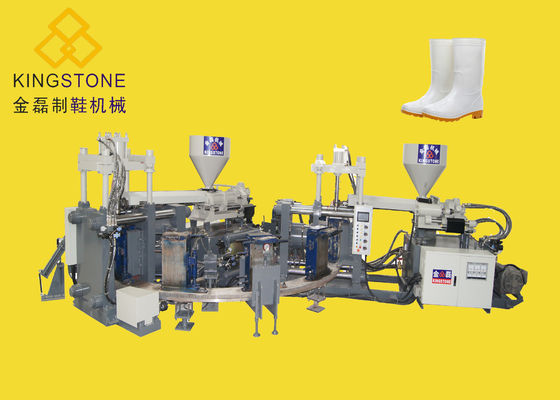 Double couleur thermoplastique de machine de moulage par injection de bottes en caoutchouc