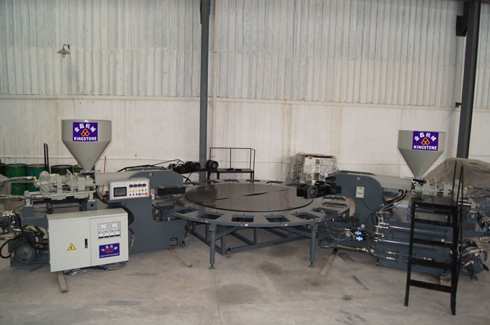On/deux colorent le PVC de fabrication unique de machines de TPR machine unique d'injection 160-270pairs/heure