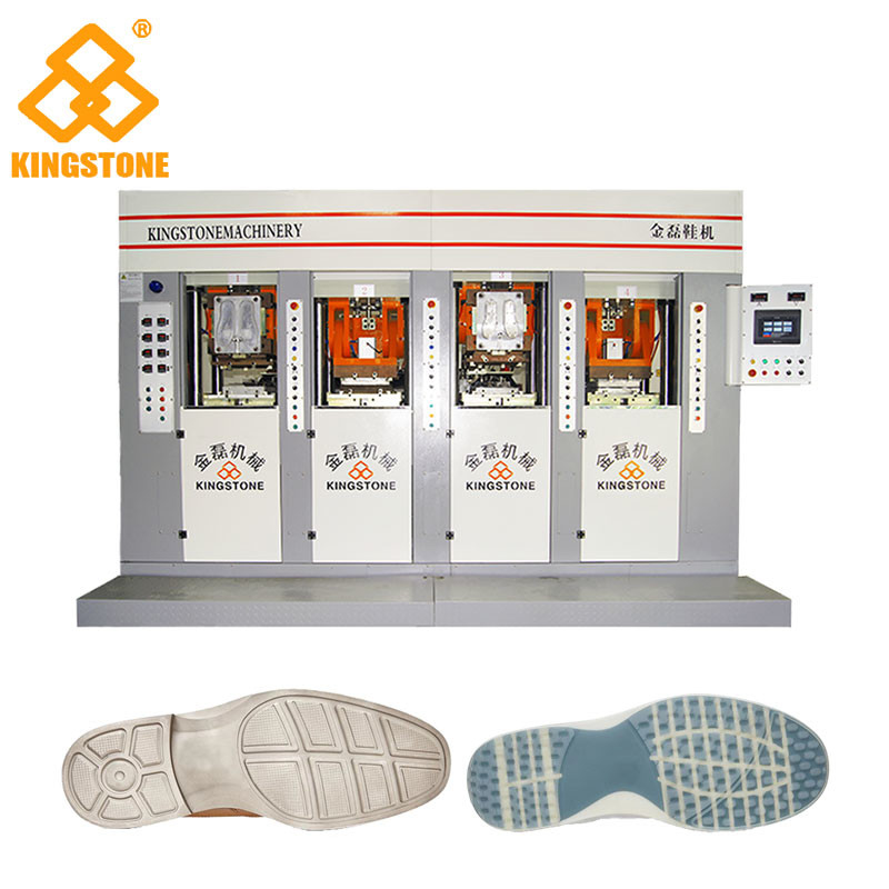 Charge statique 60KW une semelle de chaussure de deux couleurs faisant la machine