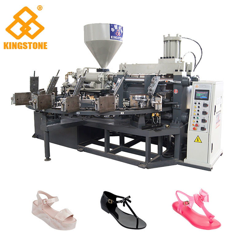 Une sandale rotatoire automatique de couleur faisant la machine pour les chaussures en plastique de gelée