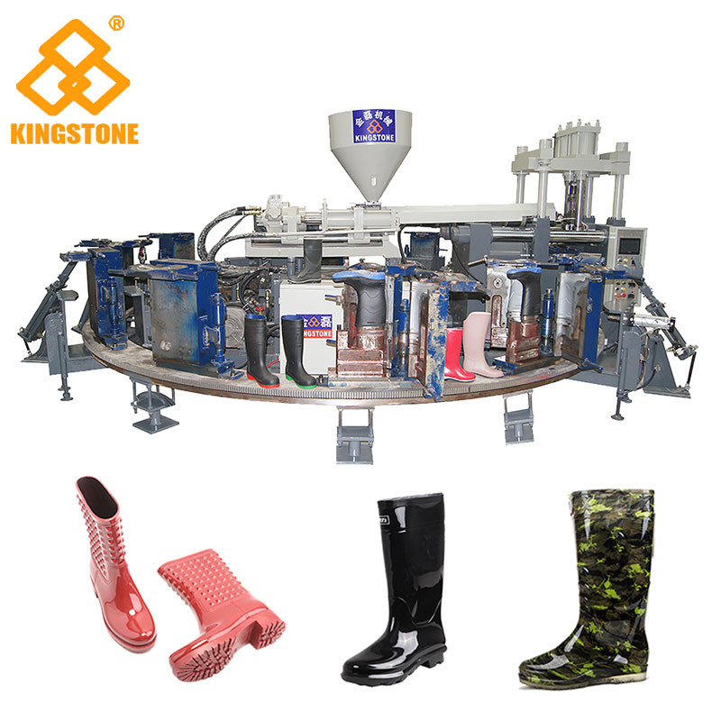 Machine de moulage par injection de botte de couleur de 12 références 1/2, bottes de caoutchouc faisant la machine