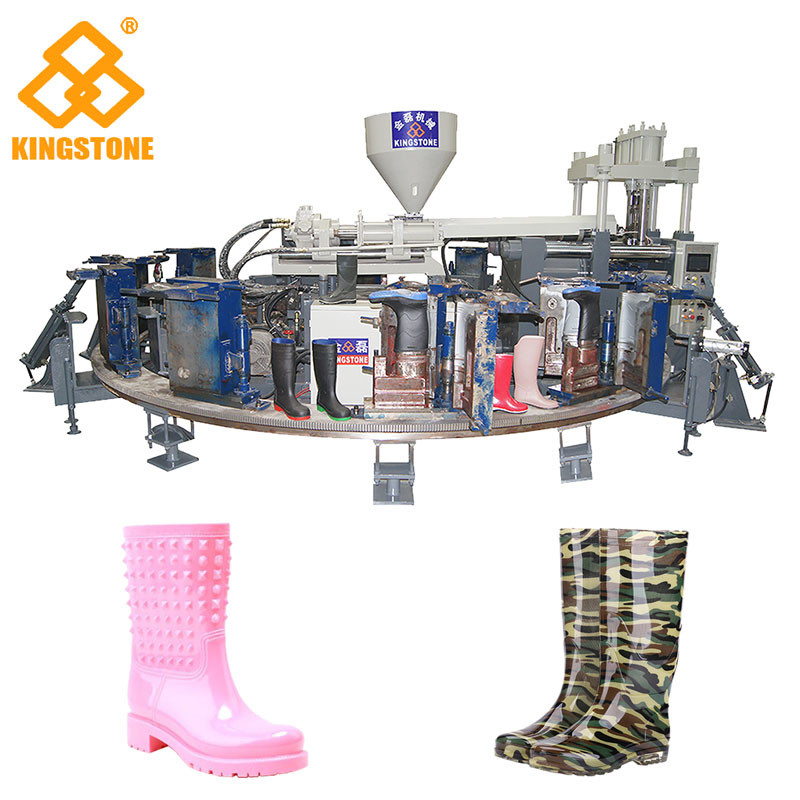 1/2 colorent la botte complètement automatique de machine de Boots Injection Moulding d'agriculteur de PVC faisant la machine